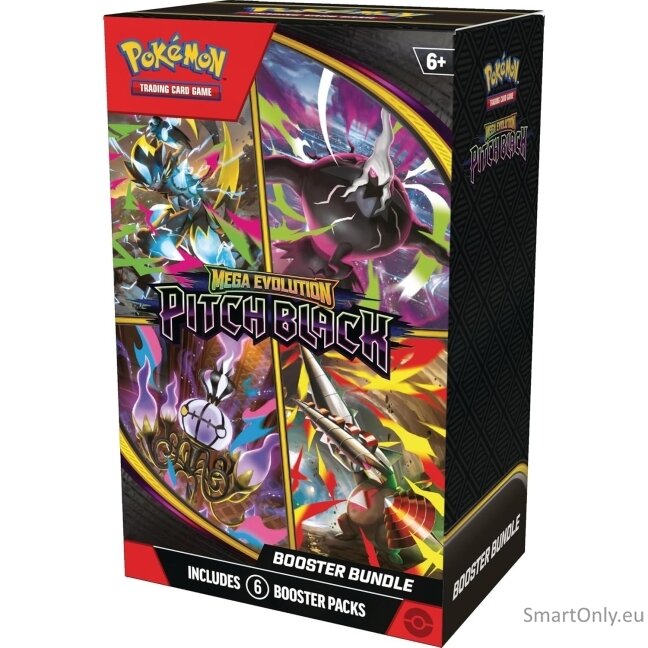Pokemon Mega Evolution ME05: Pitch Black Booster Bundle rinkinys (anglų k.) 1 Pokemon Mega Evolution ME05: Pitch Black Booster Bundle rinkinys (anglų k.) 1