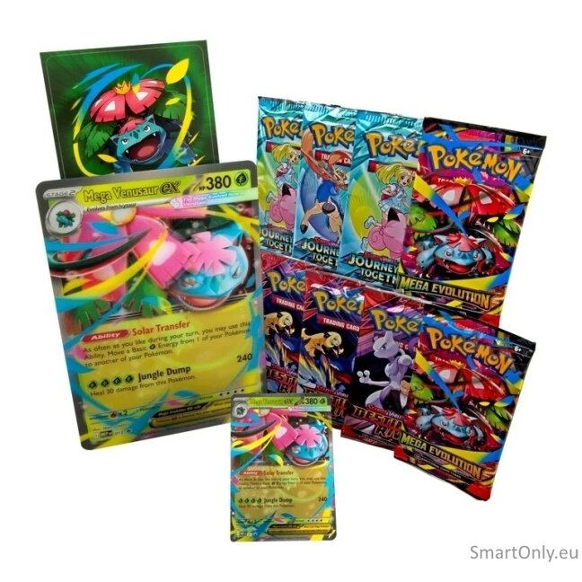 Pokémon Mega Evolution Mega Venusaur ex Premium Collection rinkinys 1