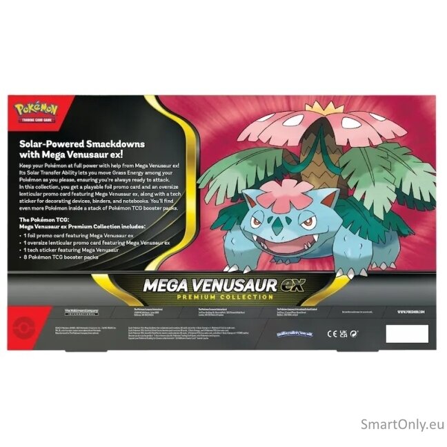 Pokémon Mega Evolution Mega Venusaur ex Premium Collection rinkinys 3