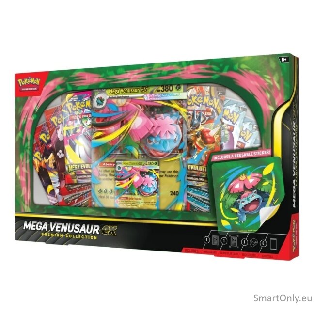 Pokémon Mega Evolution Mega Venusaur ex Premium Collection rinkinys Pokémon Mega Evolution Mega Venusaur ex Premium Collection rinkinys