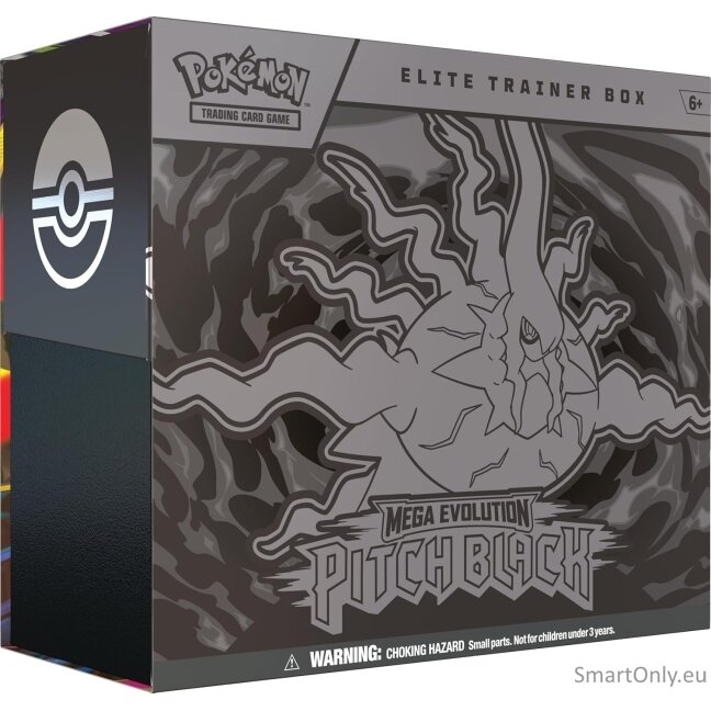 Pokémon Mega Evolution Pitch Black Elite Trainer Box rinkinys (anglų k.)