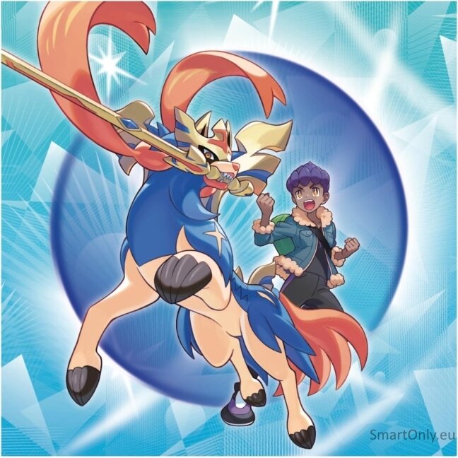 Pokemon Scarlet & Violet: Hop's Zacian EX dėžė (4 pakuotės) (anglų k.) 4 Pokemon Scarlet & Violet: Hop's Zacian EX dėžė (4 pakuotės) (anglų k.) 4