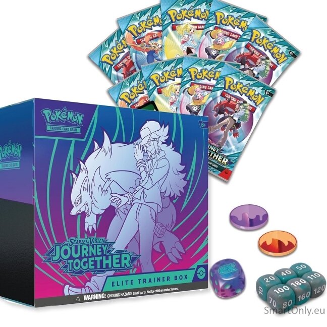 Pokémon Scarlet & Violet: Journey Together Elite Trainer dėžutė (ETB) (9 pakuotės, anglų k.) Pokémon Scarlet & Violet: Journey Together Elite Trainer dėžutė (ETB) (9 pakuotės, anglų k.)
