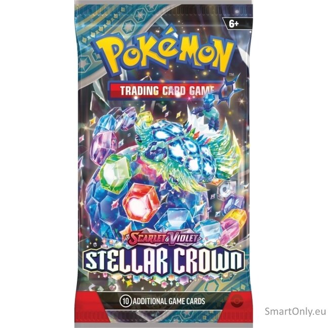 Pokémon Scarlet & Violet: Stellar Crown Booster papildymas (10 kortų) (anglų k.) 1 Pokémon Scarlet & Violet: Stellar Crown Booster papildymas (10 kortų) (anglų k.) 1