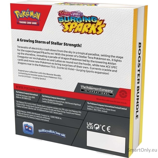 Pokémon Scarlet & Violet: Surging Sparks Booster dėžutė (ENG) 1 Pokémon Scarlet & Violet: Surging Sparks Booster dėžutė (ENG) 1