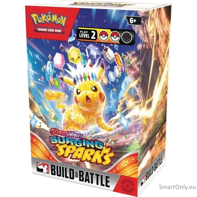 Pokémon Scarlet & Violet: Surging Sparks Build & Battle rinkinys 1 Pokémon Scarlet & Violet: Surging Sparks Build & Battle rinkinys 1