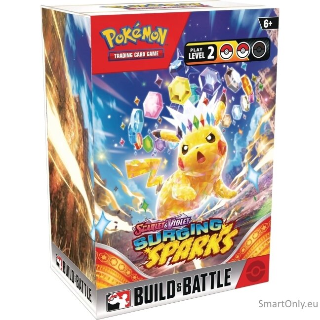 Pokémon Scarlet & Violet: Surging Sparks Build & Battle rinkinys Pokémon Scarlet & Violet: Surging Sparks Build & Battle rinkinys