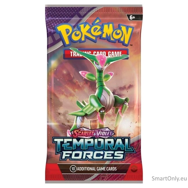 Pokémon Scarlet & Violet: Temporal Forces Booster papildymas (10 kortų) (anglų k.) 1 Pokémon Scarlet & Violet: Temporal Forces Booster papildymas (10 kortų) (anglų k.) 1