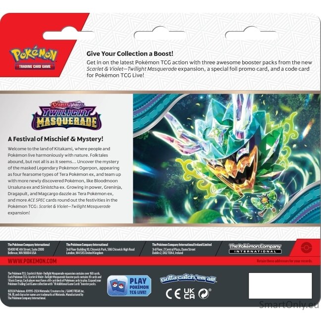 Pokémon Scarlet & Violet: Twilight Masquerade Blister rinkinys (Revavroom) 1