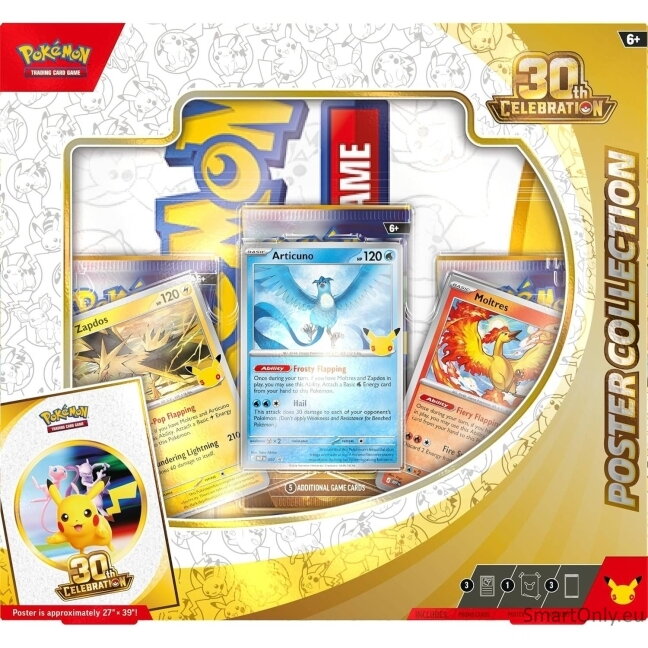 Pokémon TCG: 30th Celebration Poster Collection rinkinys (anglų k.) 3 Pokémon TCG: 30th Celebration Poster Collection rinkinys (anglų k.) 3