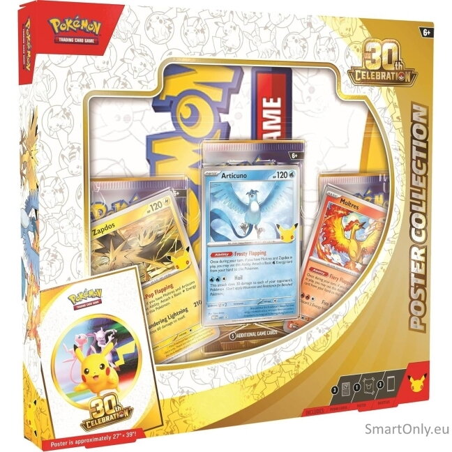 Pokémon TCG: 30th Celebration Poster Collection rinkinys (anglų k.) Pokémon TCG: 30th Celebration Poster Collection rinkinys (anglų k.)