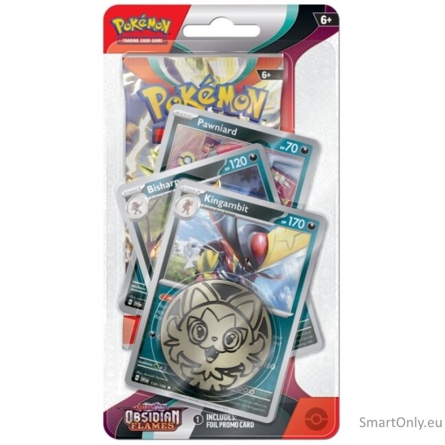 Pokémon TCG: Scarlet & Violet: Kingambit Obsidian Flames Premium kortų papildymas (anglų k.)
