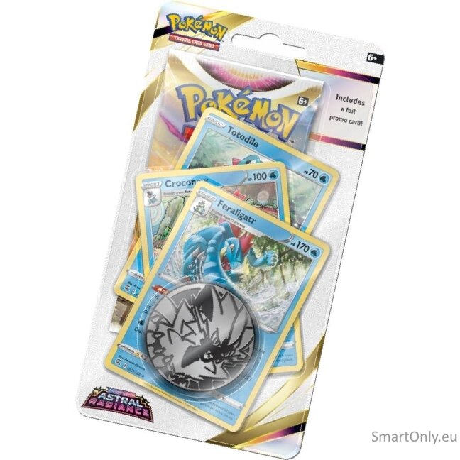 Pokémon TCG: Word & Shield: Feraligatr Astral Radiance Checklane Premium kortų papildymas (anglų k.) Pokémon TCG: Word & Shield: Feraligatr Astral Radiance Checklane Premium kortų papildymas (anglų k.)