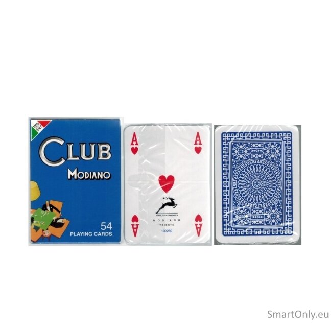 Poker Club (mėlynos) Modiano 6 Poker Club (mėlynos) Modiano 6
