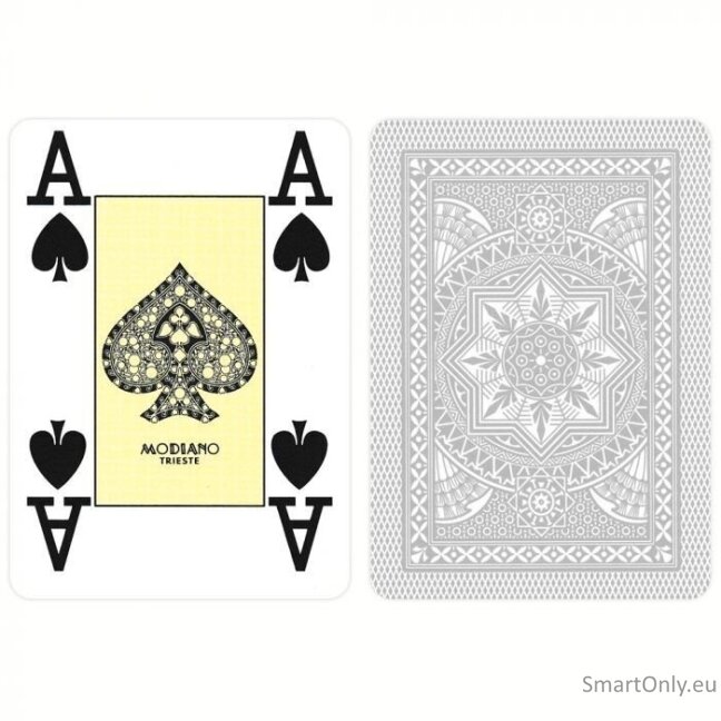 Poker žaidimo kortos (pilkos) Modiano 1
