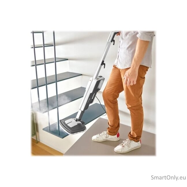 Polti Steam mop with integrated portable cleaner PTEU0304 Vaporetto SV610 Style 2-in-1 Power 1500 W, Water tank capacity 0.5 L, Grey/White 8 Polti Steam mop with integrated portable cleaner PTEU0304 Vaporetto SV610 Style 2-in-1 Power 1500 W, Water tank capacity 0.5 L, Grey/White 8
