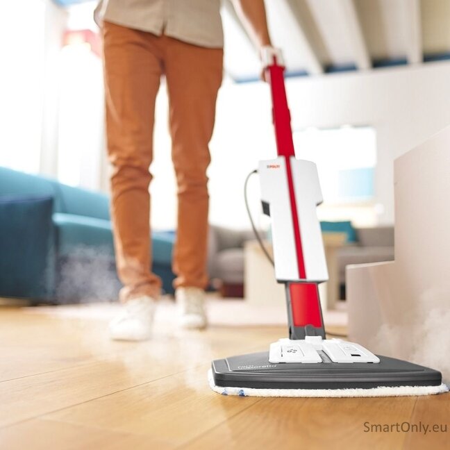Polti Steam mop with integrated portable cleaner PTEU0306 Vaporetto SV650 Style 2-in-1 Power 1500 W, Water tank capacity 0.5 L, Red/White 3