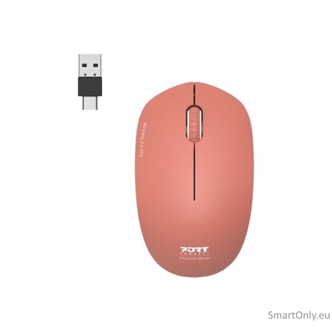PORT CONNECT Mouse | Collection II | Wireless | 2.4 GHz | Orange 6