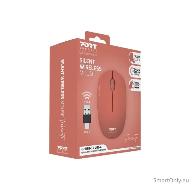 PORT CONNECT Mouse | Collection II | Wireless | 2.4 GHz | Orange 8