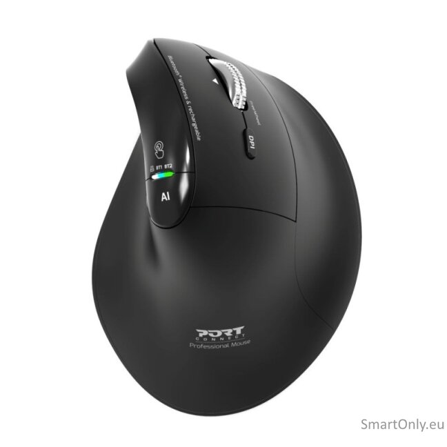 PORT CONNECT Mouse | ERGO AUDITOR | Wireless | Bluetooth, 2.4 GHz | Black 4 PORT CONNECT Mouse | ERGO AUDITOR | Wireless | Bluetooth, 2.4 GHz | Black 4
