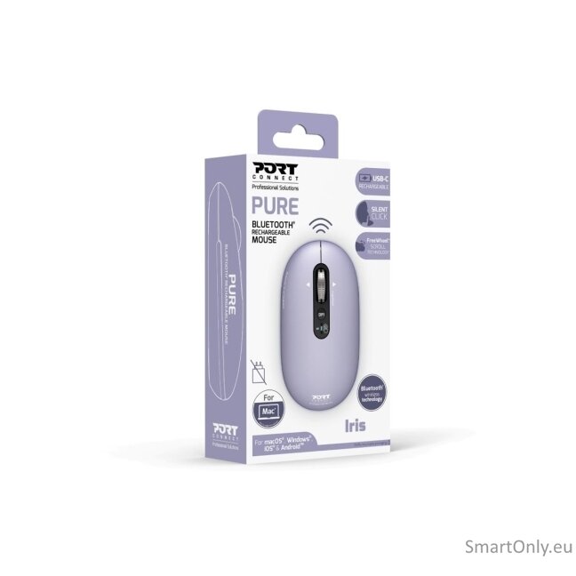 PORT DESIGNS Mouse | PURE MAC | Wireless | Bluetooth | Lavender 6 PORT DESIGNS Mouse | PURE MAC | Wireless | Bluetooth | Lavender 6
