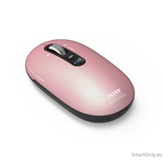PORT DESIGNS Mouse | PURE MAC | Wireless | Bluetooth | Pink 1