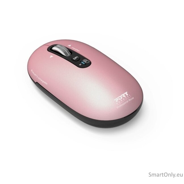 PORT DESIGNS Mouse | PURE MAC | Wireless | Bluetooth | Pink 5 PORT DESIGNS Mouse | PURE MAC | Wireless | Bluetooth | Pink 5