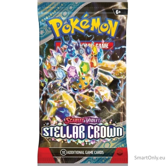 Pokémon Scarlet & Violet: Stellar Crown Booster papildymas (10 kortų) (anglų k.) Pokémon Scarlet & Violet: Stellar Crown Booster papildymas (10 kortų) (anglų k.)