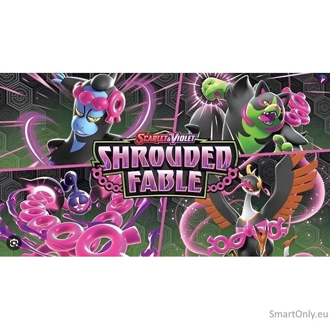 Pokémon Scarlet & Violet: Shrouded Fable Elite Trainer dėžutė (ETB) (9 pakuotės, anglų k.) 6 Pokémon Scarlet & Violet: Shrouded Fable Elite Trainer dėžutė (ETB) (9 pakuotės, anglų k.) 6