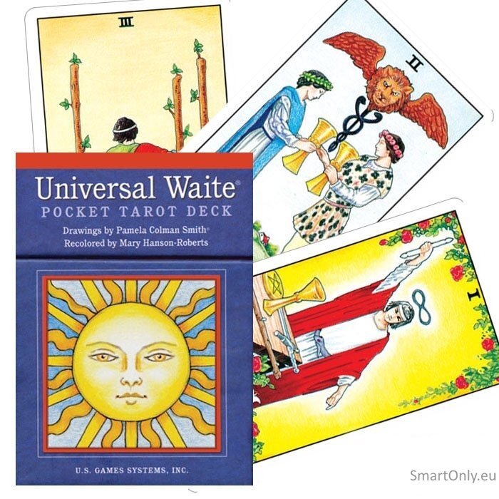 Pocket Universal Waite Taro kortos US Games Systems Pocket Universal Waite Taro kortos US Games Systems