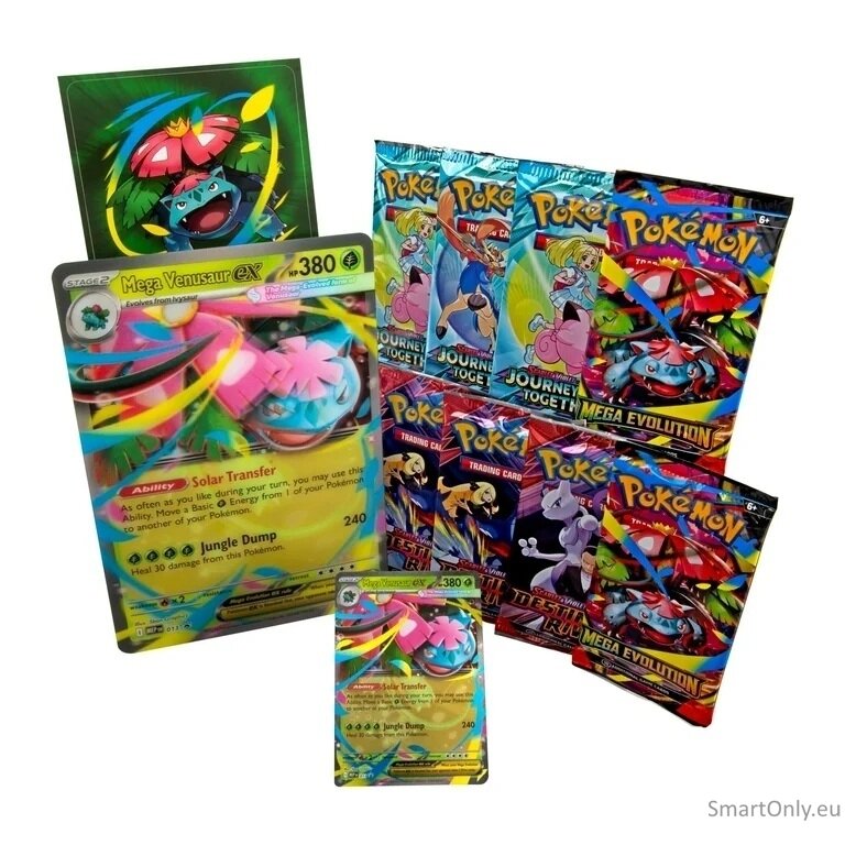 Pokémon Mega Evolution Mega Venusaur ex Premium Collection rinkinys 1