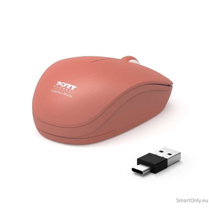 PORT CONNECT Mouse | Collection II | Wireless | 2.4 GHz | Orange 3 PORT CONNECT Mouse | Collection II | Wireless | 2.4 GHz | Orange 3