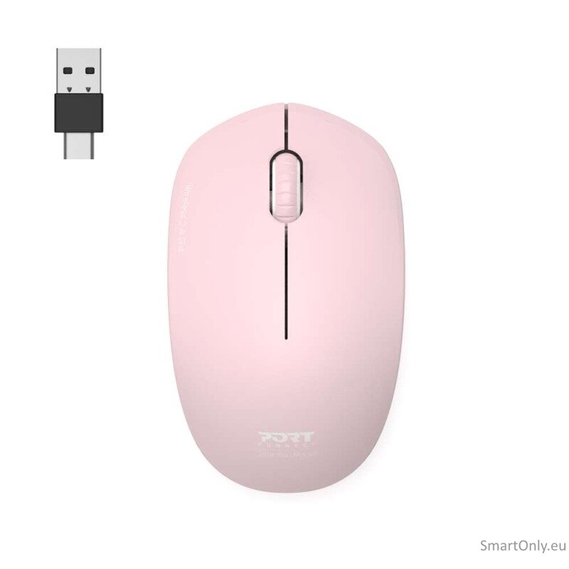 PORT CONNECT Mouse | Collection II | Wireless | 2.4 GHz | Pink 4