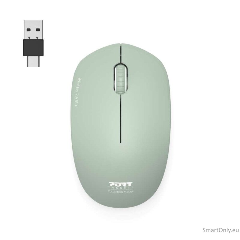 PORT CONNECT Mouse | Collection II | Wireless | 2.4 GHz | Vert Olive 3