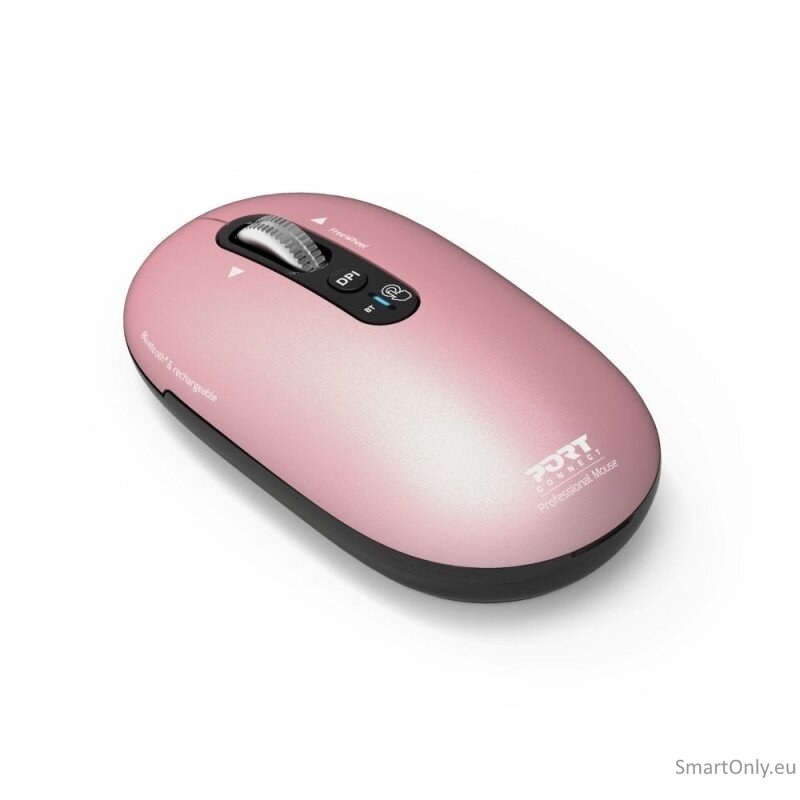 PORT DESIGNS Mouse | PURE MAC | Wireless | Bluetooth | Pink 1 PORT DESIGNS Mouse | PURE MAC | Wireless | Bluetooth | Pink 1