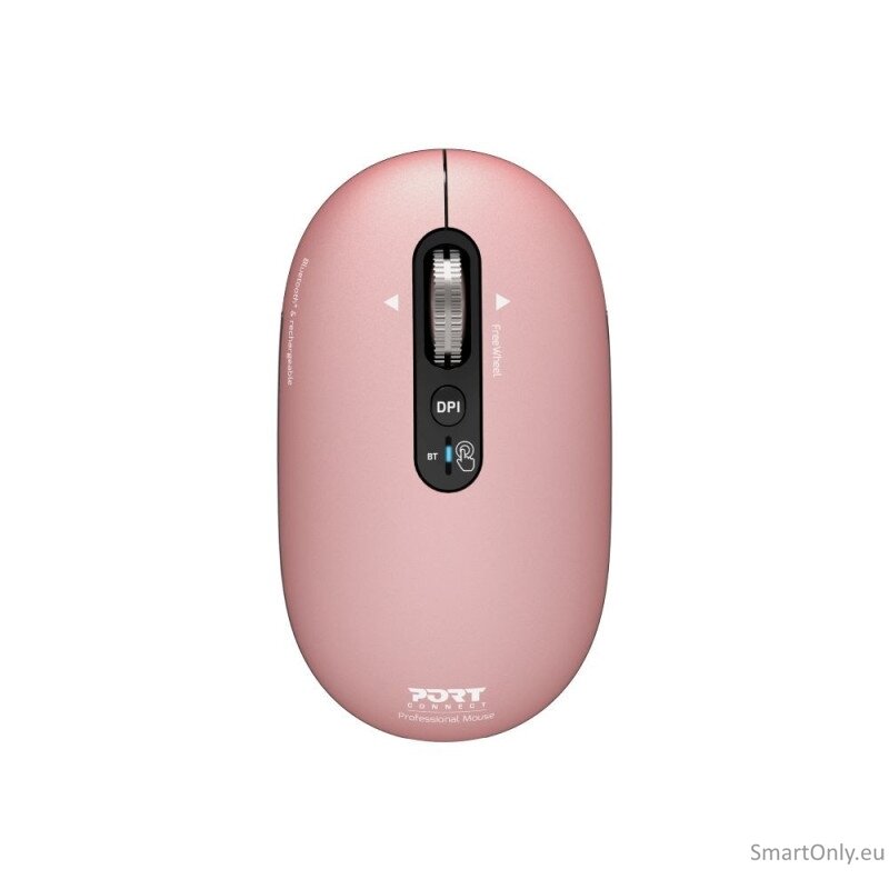 PORT DESIGNS Mouse | PURE MAC | Wireless | Bluetooth | Pink