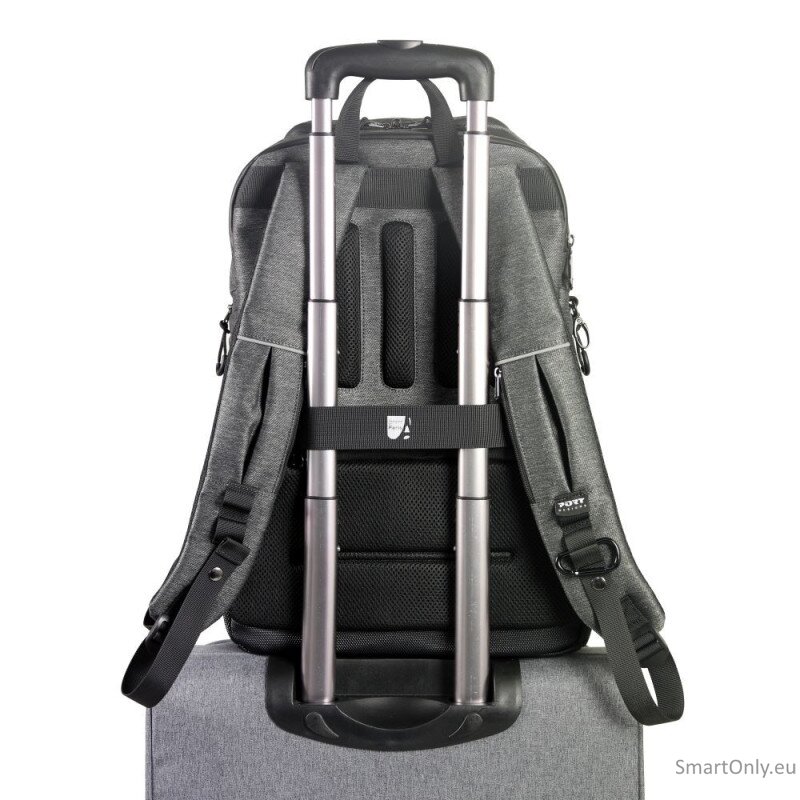 PORT DESIGNS Pro Montreal | Fits up to size 15.6/16 " | Backpack | Shoulder strap | Grey 7 PORT DESIGNS Pro Montreal | Fits up to size 15.6/16 " | Backpack | Shoulder strap | Grey 7