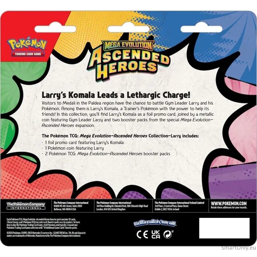 Pokémon Mega Evolution: Ascended Heroes Collection Blister (Larry) (ENG) 1