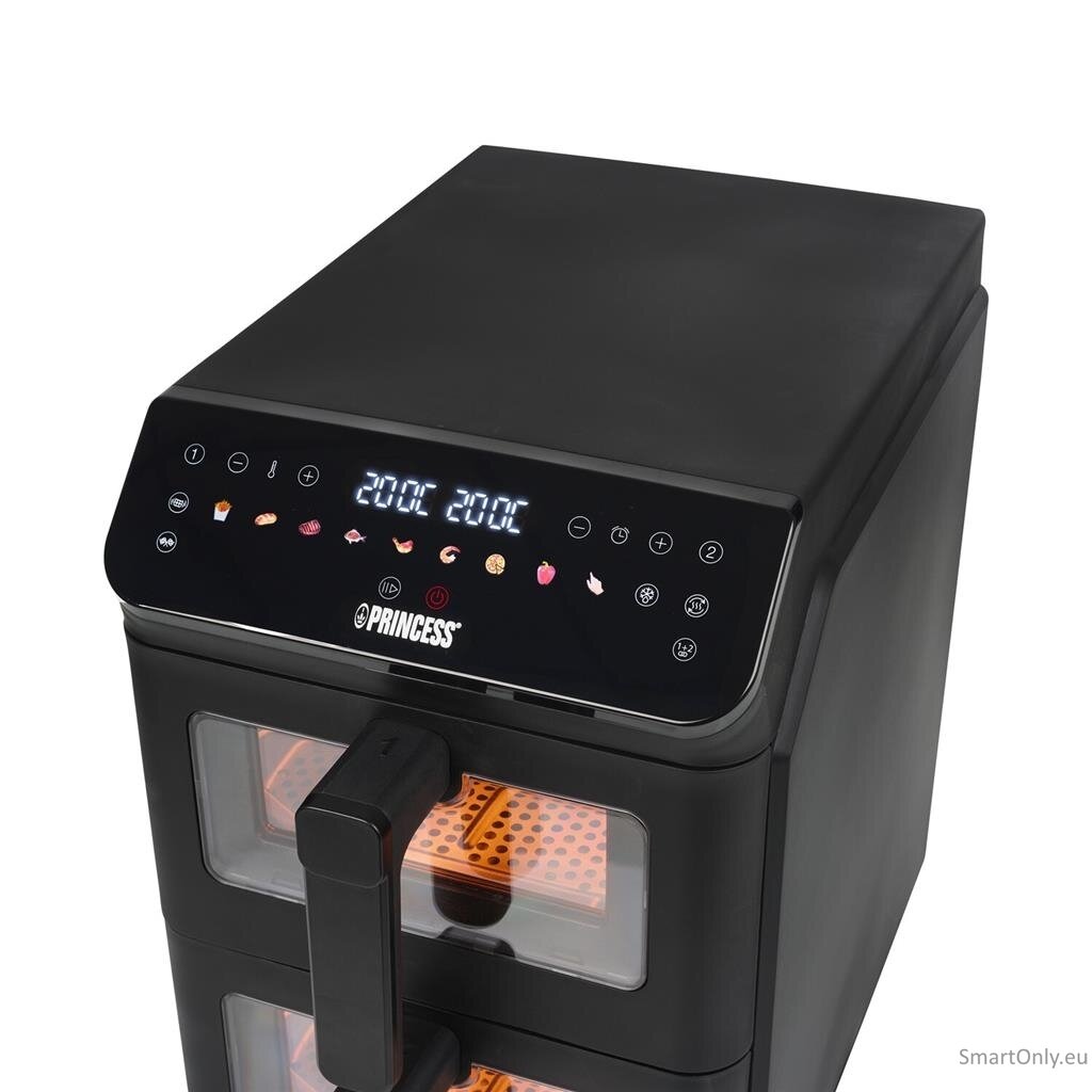 Princess Double Stack Airfryer | 182490 | Power 3000 W | Capacity 11.2 L | Black 2