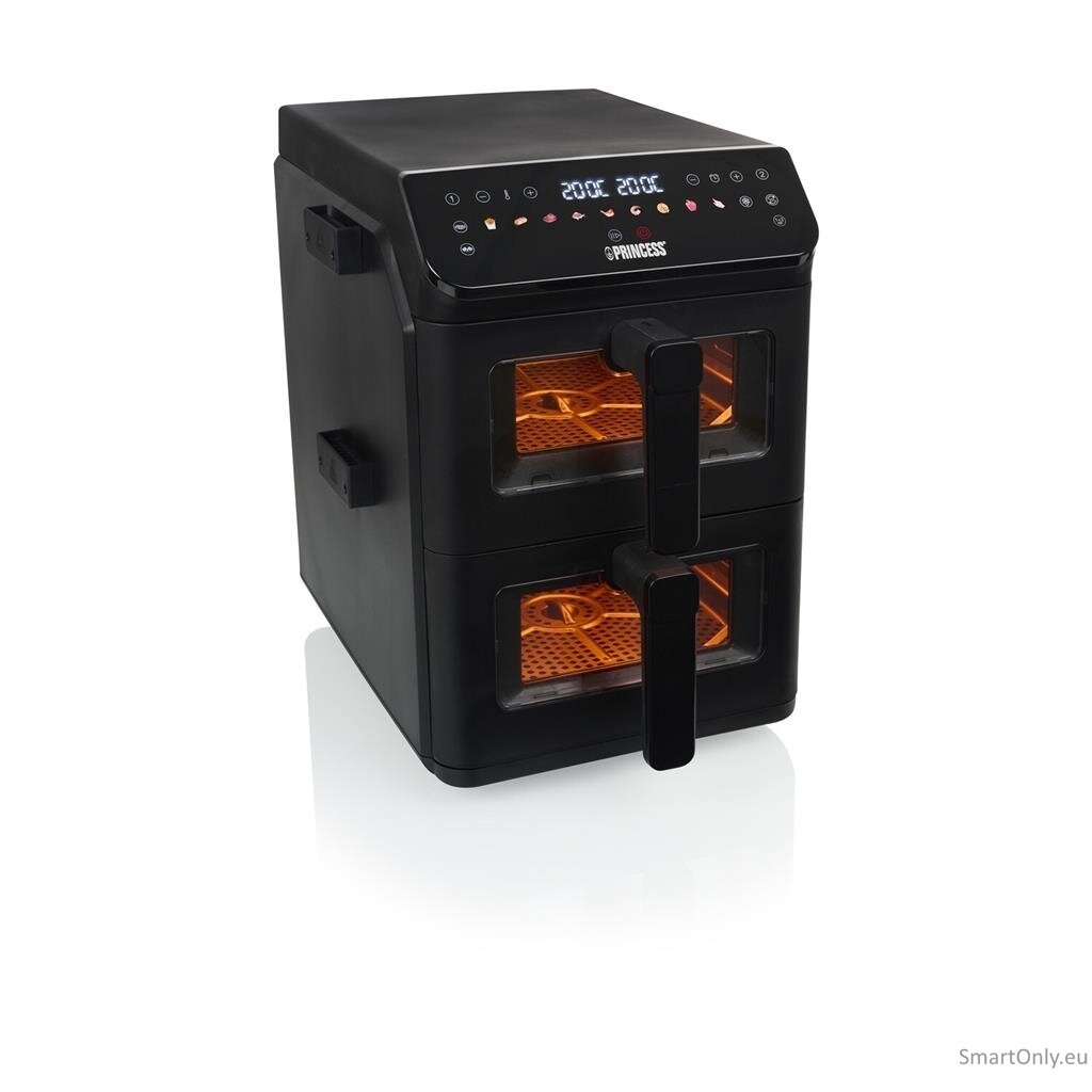 Princess Double Stack Airfryer | 182490 | Power 3000 W | Capacity 11.2 L | Black Princess Double Stack Airfryer | 182490 | Power 3000 W | Capacity 11.2 L | Black