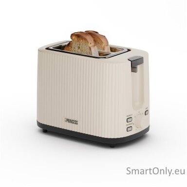 Princess Wave Toaster | 142337 | Power 930 W | Number of slots 2 | Housing material Plastic | Beige