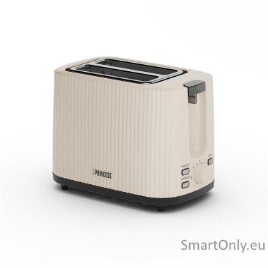 Princess Wave Toaster | 142337 | Power 930 W | Number of slots 2 | Housing material Plastic | Beige