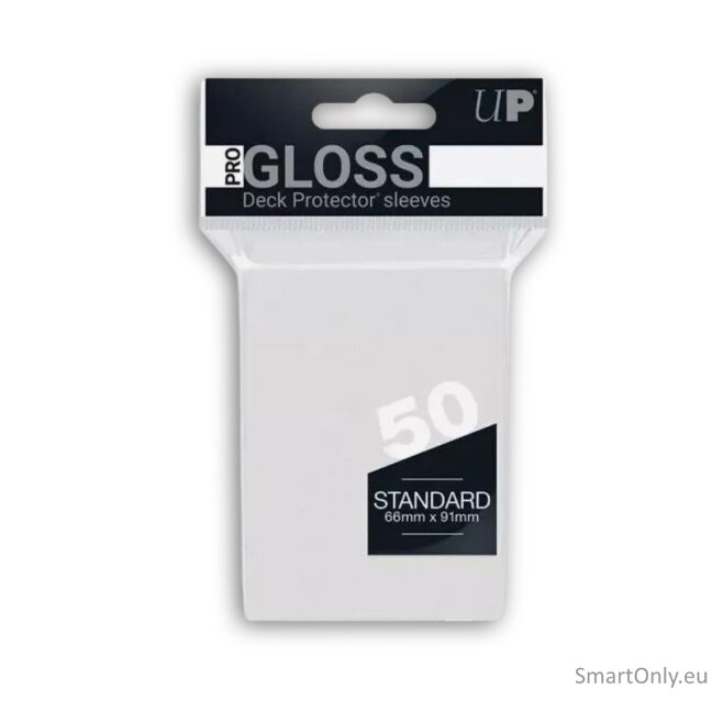 Pro-Gloss Standard apsauginės kortų įmautės, skaidrios 50 vnt. Ultra Pro Pro-Gloss Standard apsauginės kortų įmautės, skaidrios 50 vnt. Ultra Pro