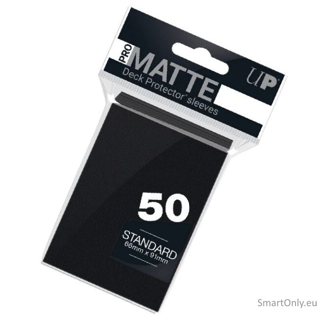 Pro-Matte Standard apsauginės kortų įmautės juodos 50 vnt. Ultra Pro 2 Pro-Matte Standard apsauginės kortų įmautės juodos 50 vnt. Ultra Pro 2