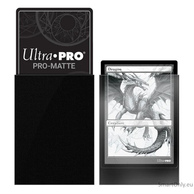 Pro-Matte Standard apsauginės kortų įmautės juodos 50 vnt. Ultra Pro 1