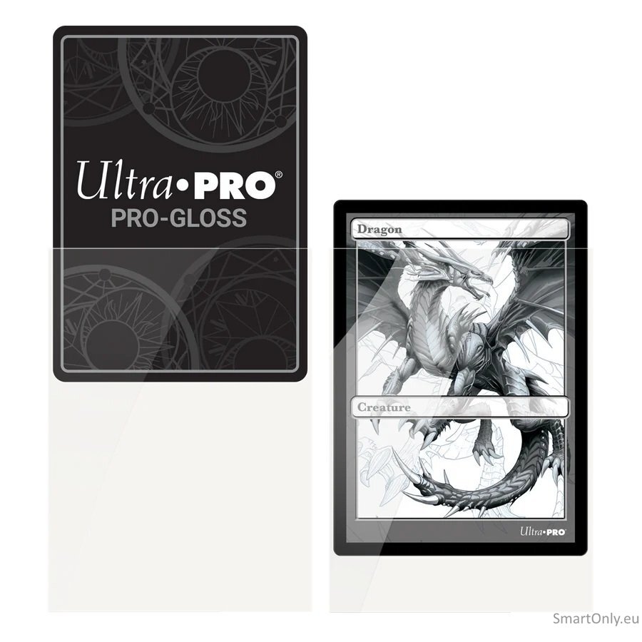 Pro-Gloss Standard apsauginės kortų įmautės, skaidrios 50 vnt. Ultra Pro 2 Pro-Gloss Standard apsauginės kortų įmautės, skaidrios 50 vnt. Ultra Pro 2