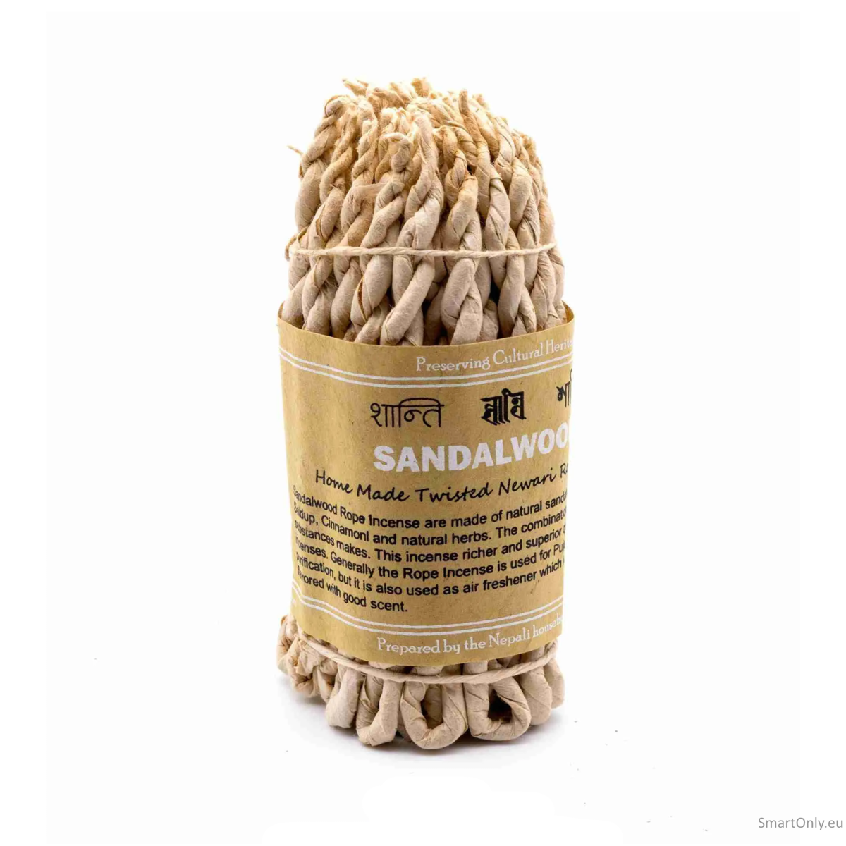 Pure Herbs Sandalwood & Spice Rope smilkalai Nepali Rope Pure Herbs Sandalwood & Spice Rope smilkalai Nepali Rope