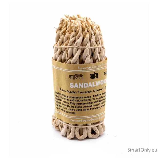 Pure Herbs Sandalwood & Spice Rope smilkalai Nepali Rope Pure Herbs Sandalwood & Spice Rope smilkalai Nepali Rope