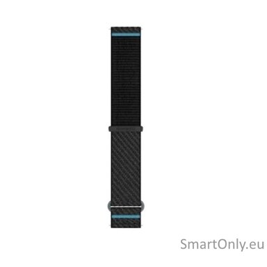 Quick Release Bands (20 mm), Black/Azure ComfortFit Fabric
