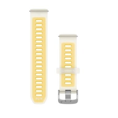 Quick Release Bands (20 mm), Translucent bone/mango with silver hardware Quick Release Bands (20 mm), Translucent bone/mango with silver hardware